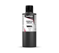 Vallejo Premium Airbrush Paint Acrylic 200ml Black For Models Craft Spraying