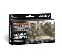 Vallejo Model Color Acrylic Paint VA70206 - WWII German Infantry - 6 x 17 ml