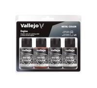 Vallejo VAL77604 Colours for Models and minatures, 32 ml (Pack of 4)