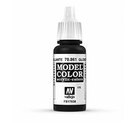 Createx Vallejo Acrylic Paint Model Color VJ70861 – Gloss Black 17 ml