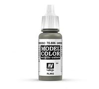 Vallejo VJ70886 Model Color 17 ml Acrylic Paint - Green Grey