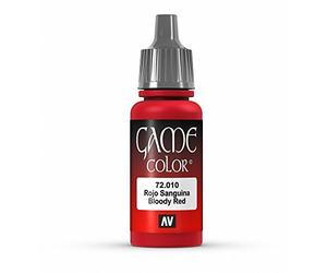 Vallejo VJ72010 Game Color 17 ml Acrylic Paint - Bloody Red