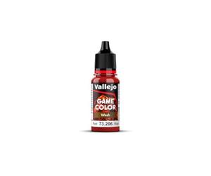 Vallejo Washes 17 ml Acrylic Paint - Red Shade
