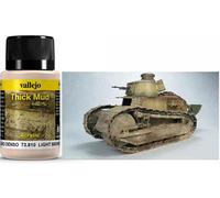 Vallejo Weathering 73810 Light Brown Thick Mud 40ml Vallejo