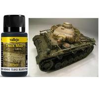Vallejo Weathering 73812 Black Thick Mud 40ml Vallejo