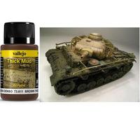 Vallejo Weathering Brown Thick Mud 40ml 73811 Vallejo