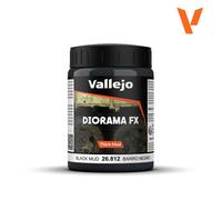 Vallejo Weathering Effects 200ml - Black Thick Mud