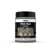 Vallejo Weathering Effects Acrylic Paint, 200ml, Realistic Finish for Simulating Mud and Rust Textures in Model Making