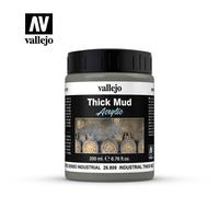 Vallejo Weathering Effects 200ml - Industrial Thick Mud - 26.809
