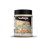 AV Vallejo Weathering Effects 200ml - Light Brown Thick Modelling Mud, VAL26810