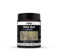 AV Vallejo Weathering Effects 200ml - Russian Thick Modelling Mud, (Packaging May Vary)