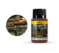Vallejo 40 ml "Brown Engine Soot" Weathering Effect Bottle