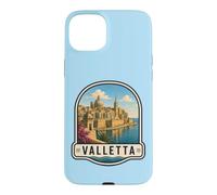 Valletta Malta Colonial Architecture Design Case for iPhone 15 Plus
