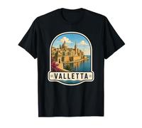 Valletta Malta Colonial Architecture Design T-Shirt