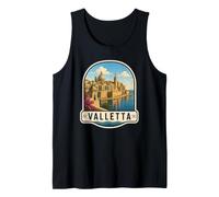 Valletta Malta Colonial Architecture Design Tank Top