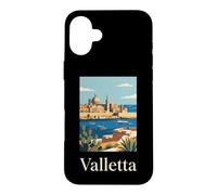 Valletta Malta Mediterranean Harbor Travel Design Case for iPhone 16 Plus