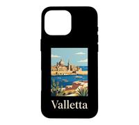 Valletta Malta Mediterranean Harbor Travel Design Case for iPhone 16 Pro Max