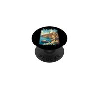 Valletta Malta Vintage Mediterranean Travel Design PopSockets Adhesive PopGrip