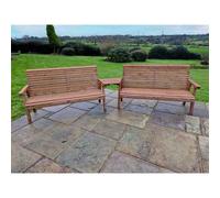 Valley 2X3B Set Angled Tray - Fully Assembled - Set of Cushions Inc Churnet Valley Garden Furniture Ltd Brown One Size