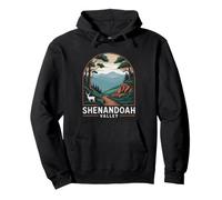 Valley Fog Hiker Virginia Blue Ridge Misty Pullover Hoodie