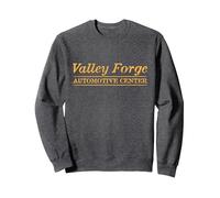 Valley Forge Automotive Distressed Look Vintage Sweatshirt, Adult Unisex, Dark Heather Grey, Medium