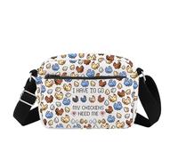 Valley Game Inspired Crossbody Bag Video Game Gifts Pixel Chicken Lover Gift Farming Country Adventure Gaming Gift, Need Me Hb