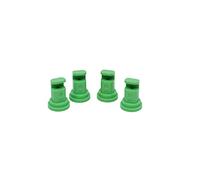 Valley Industries 140° Deflector Broadcast Spray Nozzle - 7.5 Orifice Size, 10 to 45 PSI, Green, 4 Pack