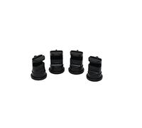Valley Industries DF10.0CSK 140° Deflector Broadcast Spray Nozzle-10.0 Size, 10 to 45 PSI, Black, 4 Pack, 10.0 Orifice