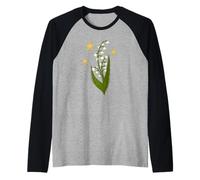 Valley Lilies Wildflower May Bells Maytime Whisperers Raglan Baseball Tee