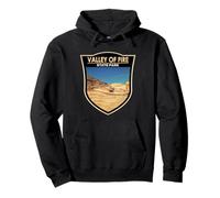 Valley of Fire State Park Nevada Badge Vintage Pullover Hoodie