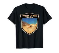 Valley of Fire State Park Nevada Badge Vintage T-Shirt