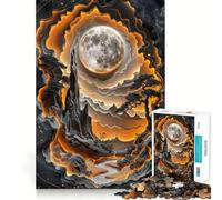 Valley of The Moon Jigsaw 1000 Piece Mind Skill Play Stable Fit No Shifting Parts Enjoyable Pastime for Long Weekends (38x26cm)