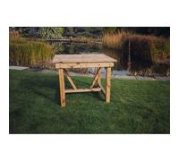 Churnet Valley Garden Furniture Churnet Valley Outdoor 99cm Table, Brown