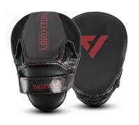 Valleycomfy Boxing Pads Curved Focus Punching Mitts for Men,Ideal for Training,Muay Thai,Kickboxing,Martial Arts,Red