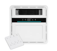 VallisCo Bathroom Fan with Light and Heater, 1700W,140 CFM Ventilation, Remote Control,Quiet Exhaust, 4-in-1 Design for Heating, Lighting, Ventilation & Air Circulation for Comfort in Any Season