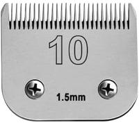 VALLNEI 10 Detachable Pet Dog Grooming Ceramic Blades Compatible with Oster A5,Wahl KM10 Series Clipper,Cut Length 1/100 to 1/16 in