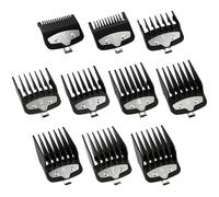 VALLNEI Upgraded Metal Clip Clipper Guards Compatible with Wahl, Secure-Fit Premium Guide Combs for Magic Clip, Senior, Super Taper, Legend (10 Piece)