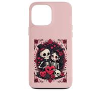 Valloween Loving Skeleton Couple Case for iPhone 13 Pro Max