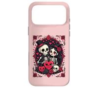 Valloween Loving Skeleton Couple Case for iPhone 17 Pro Max