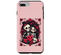 Valloween Loving Skeleton Couple Case for iPhone 7 Plus/8 Plus