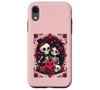 Valloween Loving Skeleton Couple Case for iPhone XR