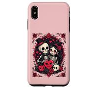Valloween Loving Skeleton Couple Case for iPhone XS Max