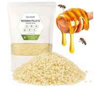 VALLYDOM Beeswax 500g White Beeswax Pellets, Candle Wax, Organic Beeswax, Wax for Candles Making, Beeswax Candles,Beeswax for Skin, Soap Making Supplies, Candle Making, Candle Wax for Making Candles