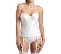 VALMONT, INC Women's Plus Size Best Molded Micro Fiber Long Line Strapless Bra, White, 48D