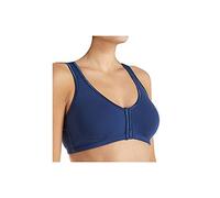 VALMONT, INC Women's Plus-Size Front Closure Comfort Bra Bra, Navy Blue, 52D