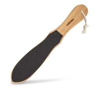 Valneo Hard Skin Remover Foot File for Men & Women - Foot Scraper with Natural Rubber & Wood Handle - Dead Skin & Callus Remover for Soft and Delicate Feet