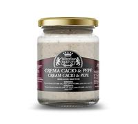 Valnerina Tartufi Cacio e Pepe Cream Italian Pasta Ready Sauce (Cheese & Pepper) | Bruschette and Starter Sauce, Pasta Seasoning Sauce | Gastronomic Specialty | 90 gr jar.