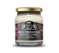 Valnerina Tartufi Cream of Cheese and Truffles | Starter Saucet, Pasta, Risotti, Meat, Fish, Cheese and White Truffle Bruschette | 50 gr jar.
