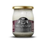Valnerina Tartufi Summer Black Truffle Butter | Gastronomic Specialty for Crostini, Bruschetta, Starters, First and Second Dishes | 450 gr jar.