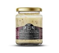 Valnerina Tartufi Summer Black Truffle Butter | Gastronomic Specialty for Crostini, Bruschetta, Starters, First and Second Dishes | 80 gr jar.